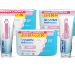 Bepantol Kit 2 Pomadas Assadura 120g + 3 Lenços Umedecidos